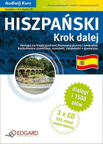 Okładka: Hiszpański - Krok po kroku (CD w komplecie)