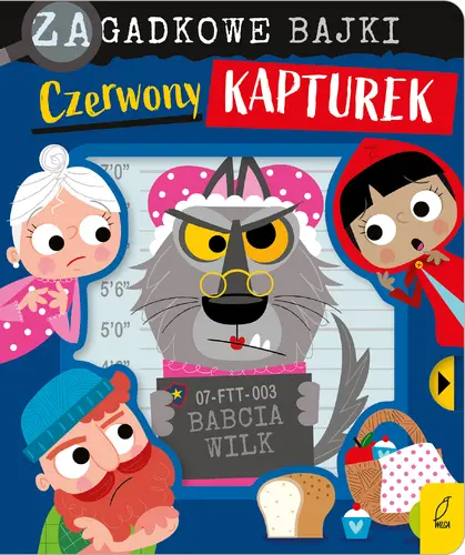 Okładka: Zagadkowe bajki. Czerwony Kapturek