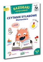 Okładka: Bazgraki czytają sylabami. Czytanie sylabowe. Elementarz