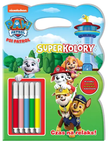 Okładka: Psi Patrol. Superkolory. Czas na relaks