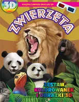 Okładka: Kolorowanki 3D Zwierzęta