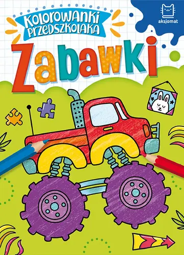 Okładka: Kolorowanki przedszkolaka. Zabawki