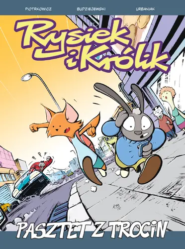 Okładka: Rysiek i Królik. Pasztet z trocin, tom 2