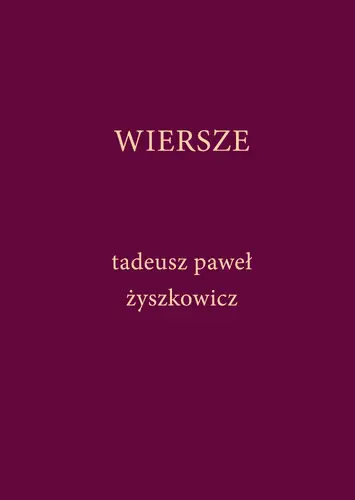 Okładka: Wiersze