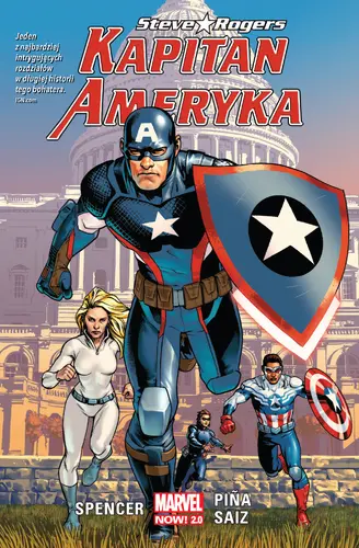 Okładka: Kapitan Ameryka: Steve Rogers, tom 1