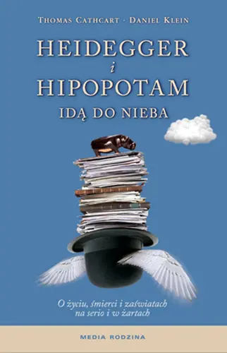 Okładka: Heidegger i hipopotam idą do nieba.