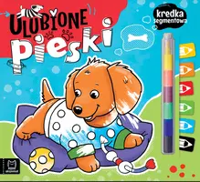 Okładka: Ulubione pieski. Kredka segmentowa