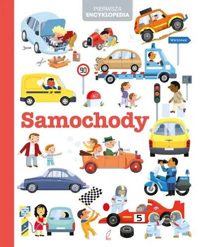 Okładka: Pierwsza encyklopedia. Samochody
