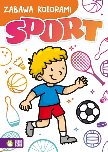 Okładka: Zabawa kolorami. Sport