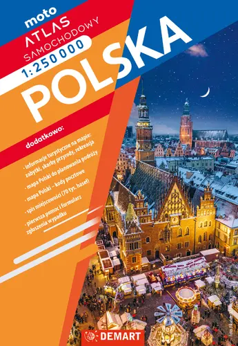 Okładka: Atlas samochodowy Polski 1:250 000
