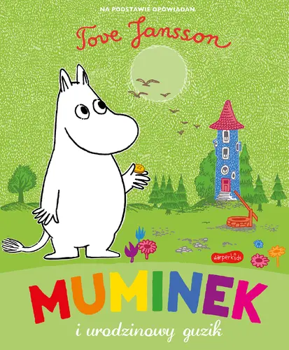 Okładka: Muminek i urodzinowy guzik