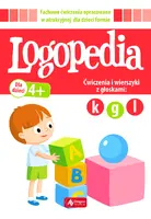 Okładka: Logopedia. Ćwiczenia i wierszyki z głoskami "k", "g" oraz "l"