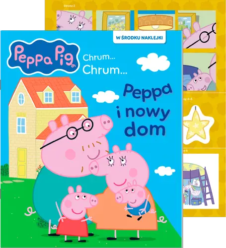 Okładka: Peppa Pig. Chrum… Chrum… Nowy dom Peppy