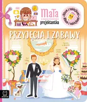 Okładka: Album z naklejkami. Mała projektantka. Przyjęcia i zabawy