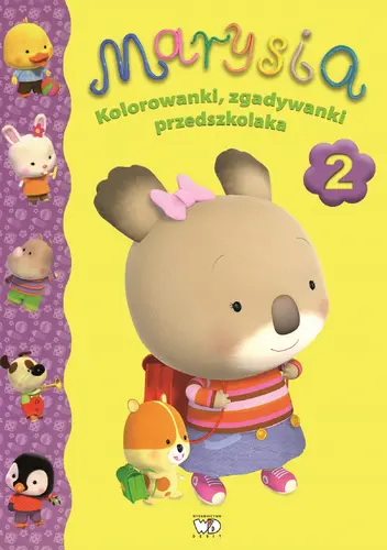 Okładka: Marysia. Kolorowanki, zgadywanki przedszkolaka 2