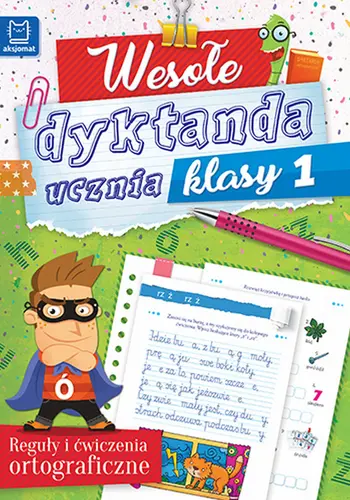 Okładka: Wesołe dyktanda ucznia klasy 1