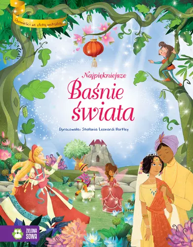 Okładka: Opowieści ze złotą wstążką. Najpiękniejsze baśnie świata