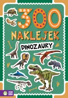 Okładka: 300 naklejek. Dinozaury