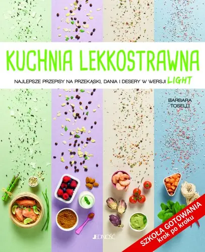 Okładka: Kuchnia lekkostrawna.