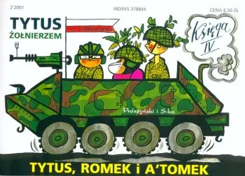 Okładka: Tytus, Romek i A'Tomek - Księga IV. Tytus żołnierzem