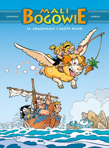 Okładka: Mali bogowie. Tom 14. Argonauci i złote runo