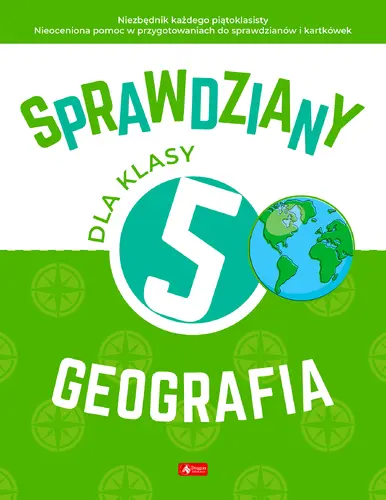Okładka: Sprawdziany dla klasy 5. Geografia