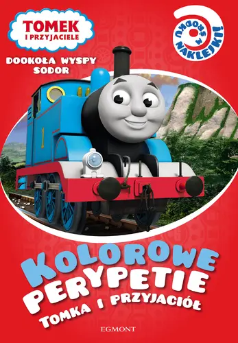 Okładka: Kolorowe perypetie Tomka i przyjaciół. Dookoła wyspy Sodor