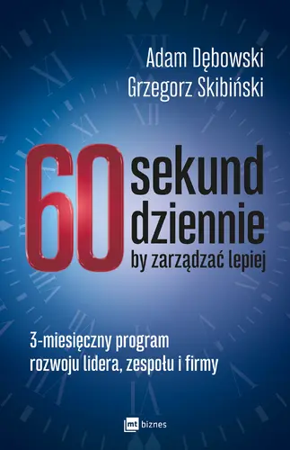 Okładka: 60 sekund dziennie, by zarządzać lepiej