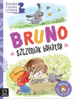 Okładka: Opowiadania do doskonalenia czytania. Świat dziewczynek. Bruno - szczeniak bohater