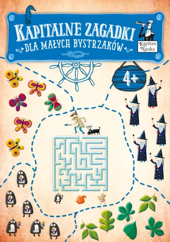 Okładka: Kapitalne zagadki dla małych Bystrzaków
