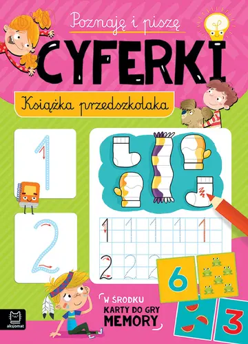 Okładka: Poznaję i piszę cyferki. Książka przedszkolaka