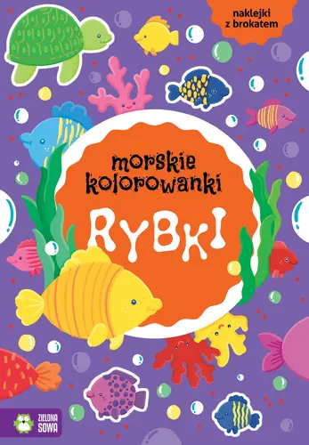 Okładka: Morskie kolorowanki. Rybki