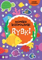 Okładka: Morskie kolorowanki. Rybki