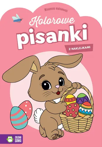 Okładka: Wiosenne malowanki. Kolorowe pisanki