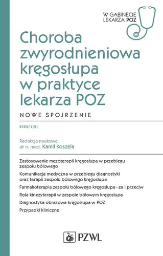 Okładka: Choroba zwyrodnieniowa kręgosłupa w praktyce lekarza POZ. Nowe spojrzenie