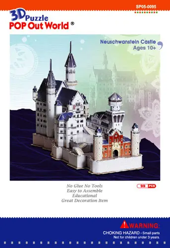 Okładka: PUZZLE 3D - Zamek bawarski