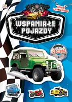 Okładka: Album z naklejkami. Wspaniałe pojazdy cz. 2