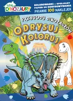 Okładka: Lubię Dinozaury. Odrysuj koloruj. Przygody dinozaurów