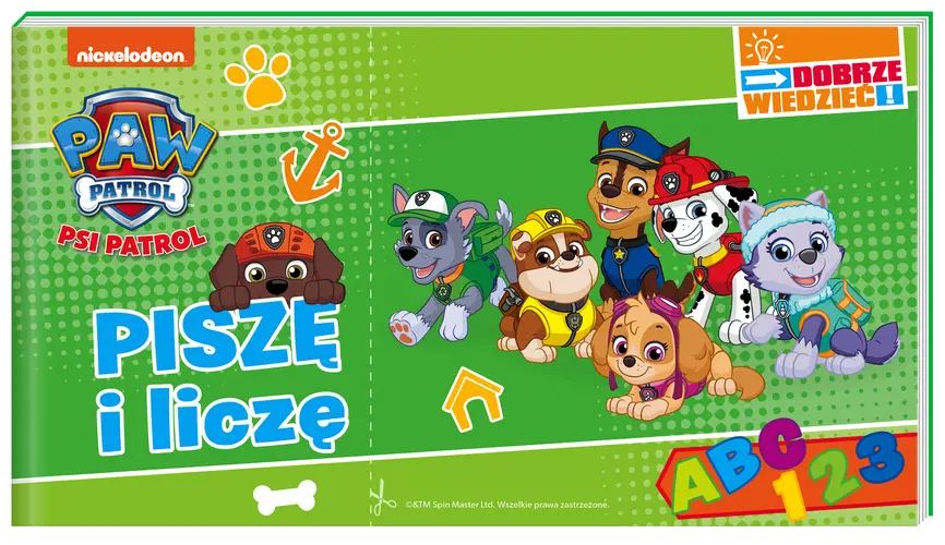 Okładka: Psi Patrol. Dobrze wiedzieć. Piszę i liczę