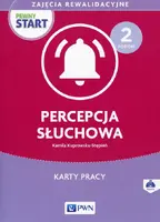 Okładka: Pewny start Zajęcia rewalidacyjne Poziom 2 Percepcja słuchowa Karty pracy z płytą CD