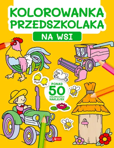 Okładka: Kolorowanka przedszkolaka. Na wsi