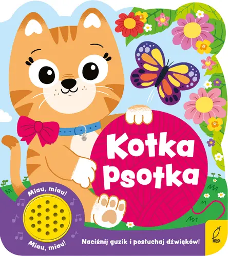 Okładka: Kotka psotka. Książeczka dźwiękowa