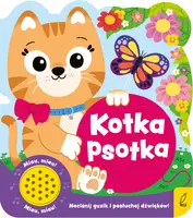 Okładka: Kotka psotka. Książeczka dźwiękowa
