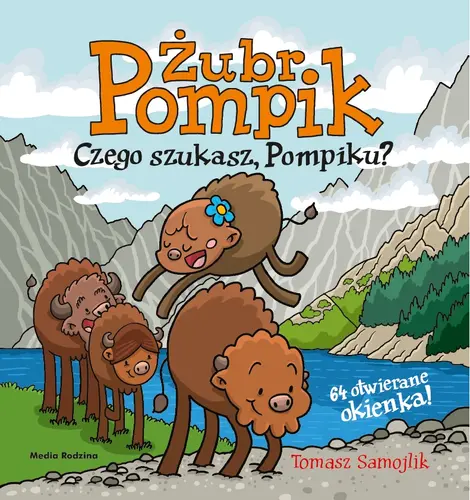 Okładka: Żubr Pompik. Czego szukasz, Pompiku?