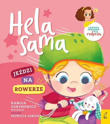 Okładka: Hela sama jeździ na rowerze