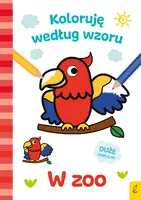 Okładka: Koloruję według wzoru. W zoo