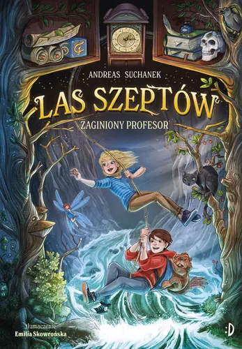 Okładka: Zaginiony profesor. Las Szeptów, tom 2