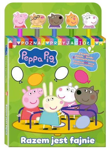 Okładka: Peppa Pig. Poznaj przyjaciół. Razem jest fajnie