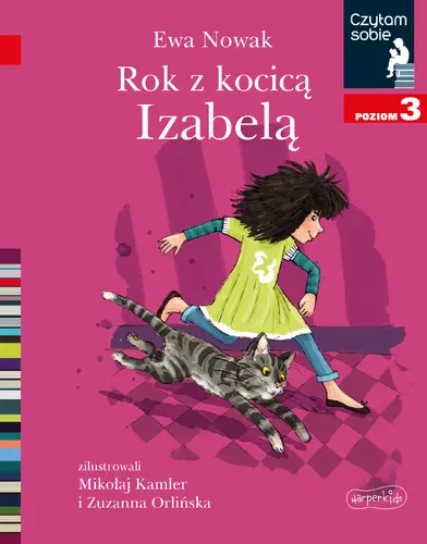 Okładka: Rok z kocicą Izabelą. Czytam sobie. Poziom 3
