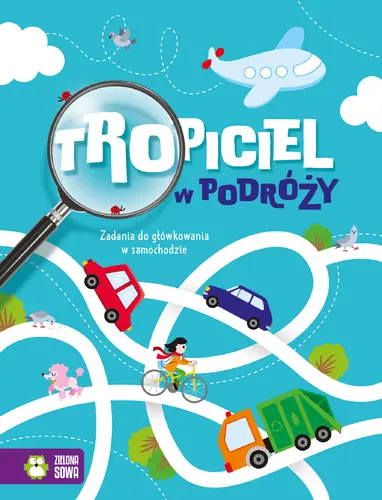 Okładka: Tropiciel w podróży. Zadania do główkowania w samochodzie